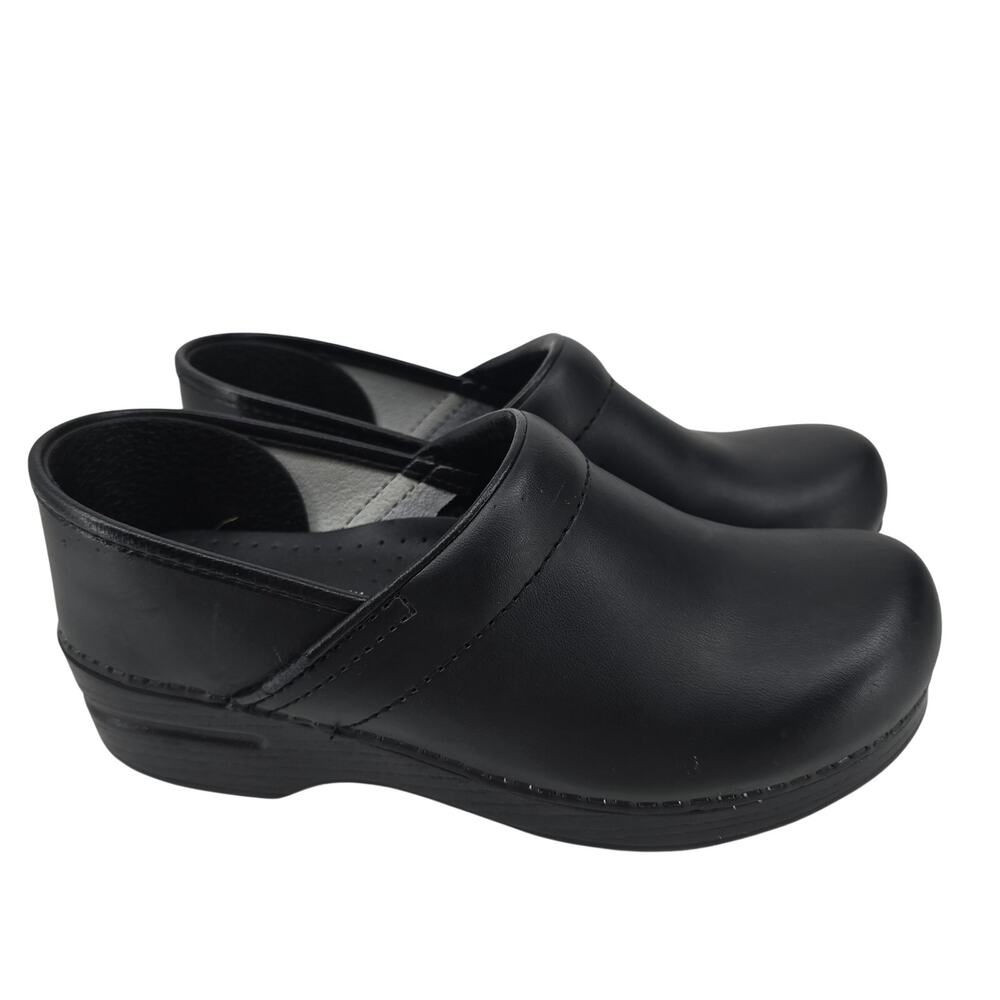 Dansko Pro XP 2.0 Black Comfort Clog Nurse Walking Shoe EU 39 W US 8.5 - 9